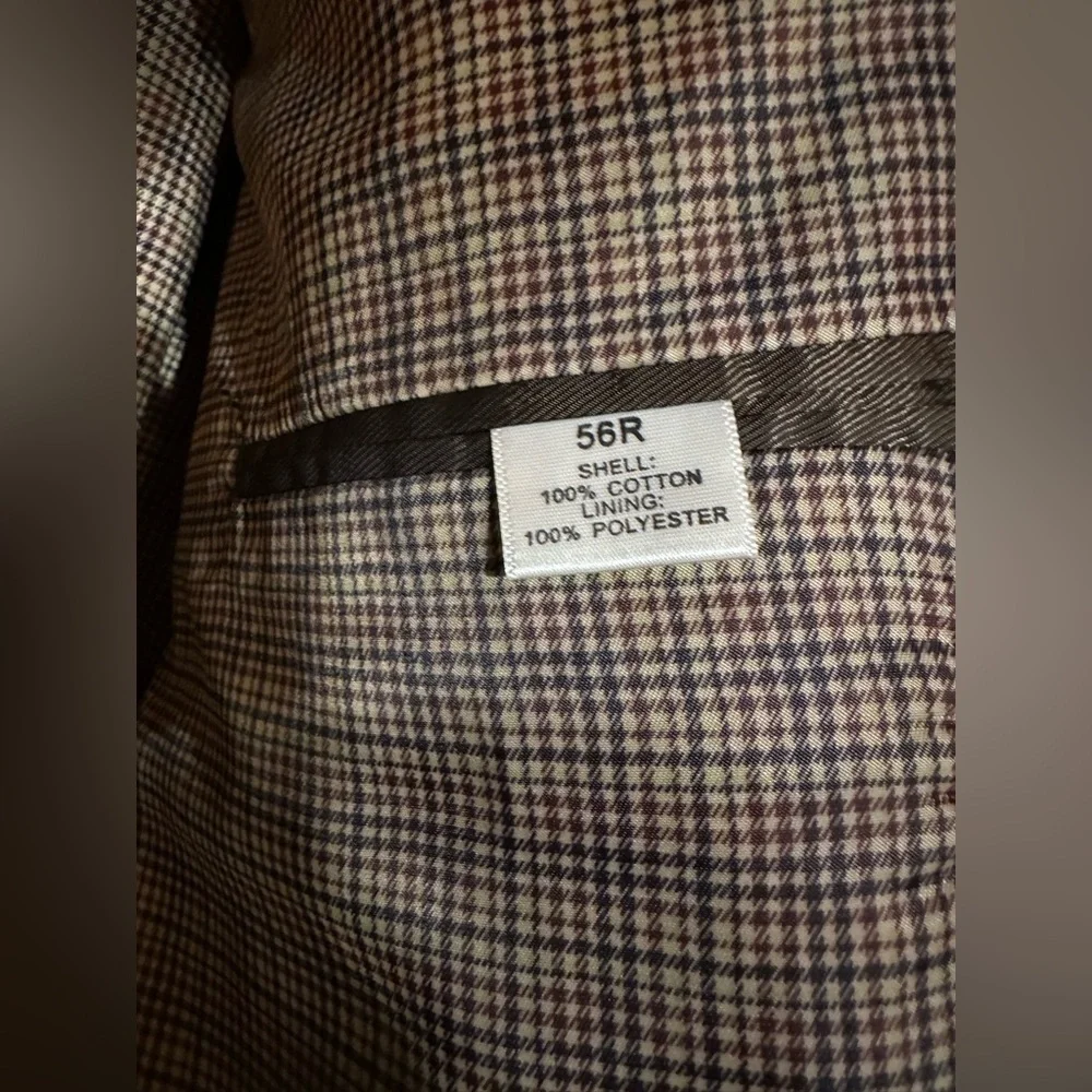 NWT Saddlebred Chocolate Brown Corduroy Sport Coat Blazer Men’s 56R B2994JB $145